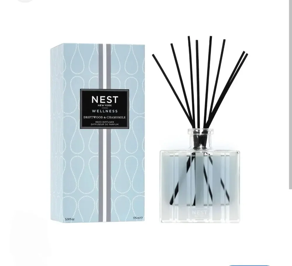 New Nest wellness driftwood/chamomile reed diffuser